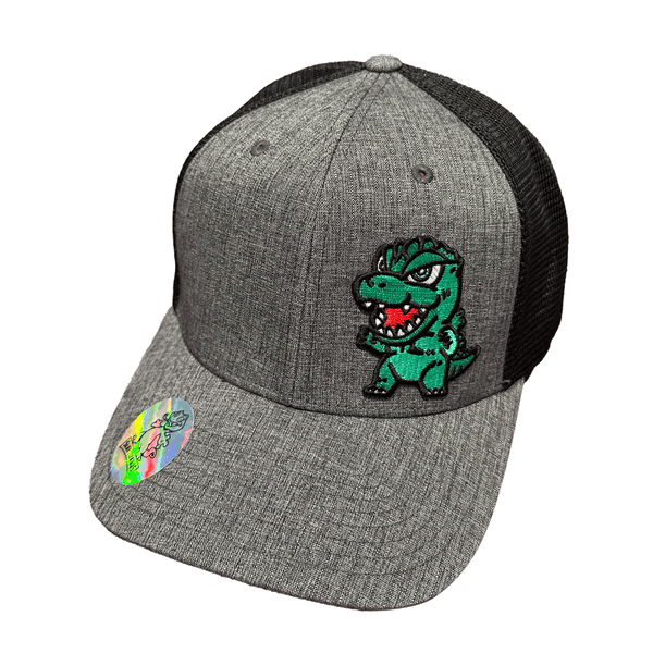 GZilla Lucky Lizards Hat Charcoal and Black