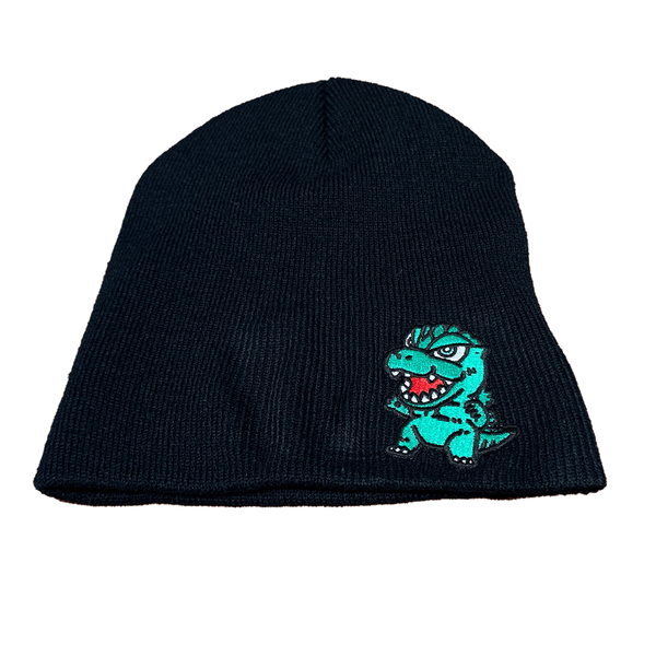 GZilla Lucky Lizards Black Beanie