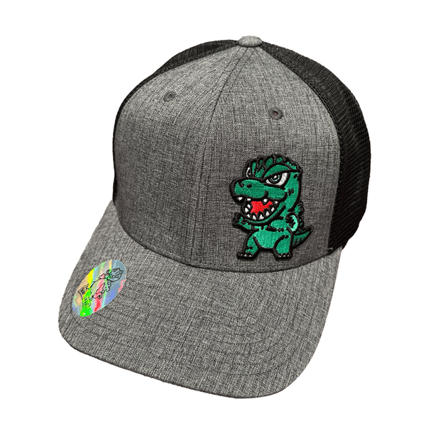 GZilla Lucky Lizards Hat Charcoal and Black