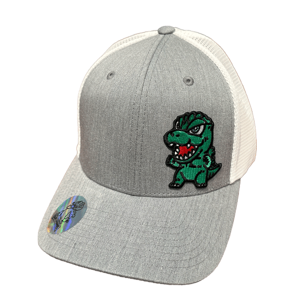 GZilla Lucky Lizards Hat Healther and White