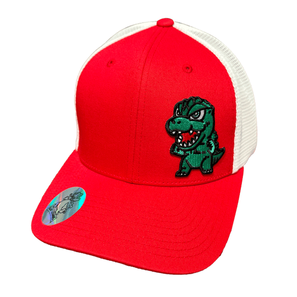 GZilla Lucky Lizards Hat Red and White