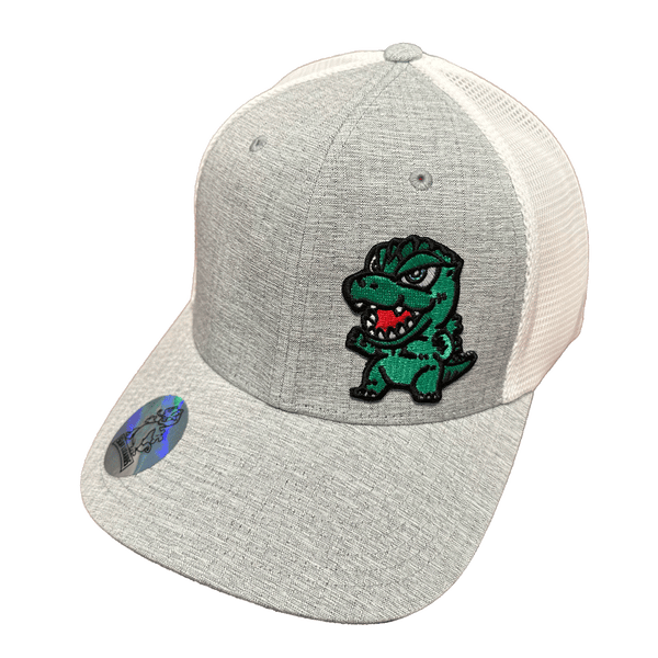 GZilla Lucky Lizards Hat Silver and White